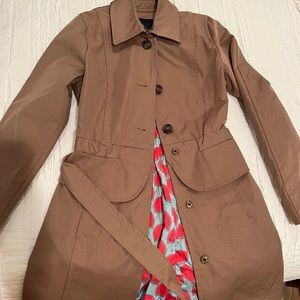 Tracy Reese Peplum Trench Coat